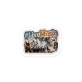 #LiveMusic Sticker — W1-LIVEMUSIC — 4×3
