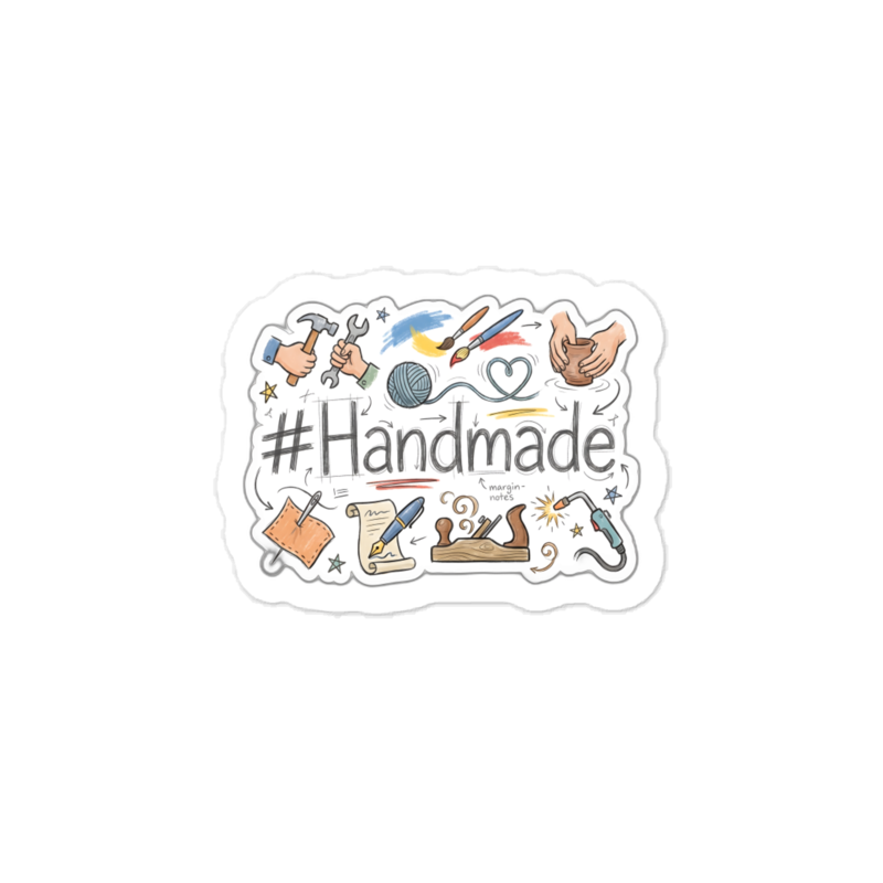 #Handmade Sticker — W1-HANDMADE — 4×3