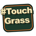 #TouchGrass Sticker — TG-OUTD — 15×3.75