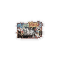 #LiveMusic Sticker — W1-LIVEMUSIC — 4×4